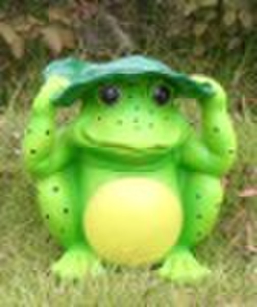 resin solar frog light