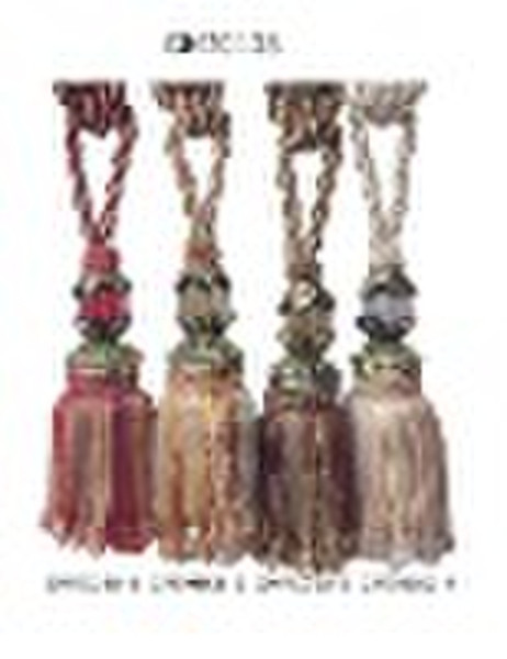 blind tassel in polyester for curtain decoration