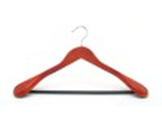 deluxe wooden hanger for coat or suit