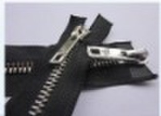 10 # Black Nickel Resin Zipper