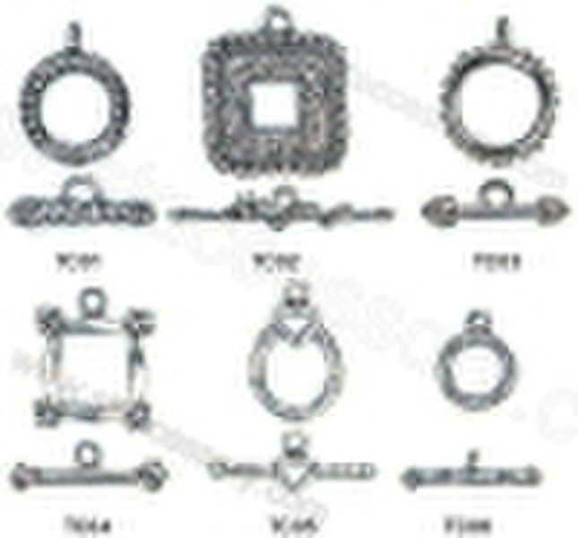 Metal Cast Toggle Clasp