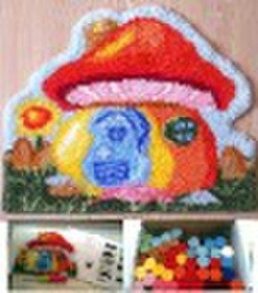 Mushroom House Latch Hook Rug Kit (Art. No.: 6306)