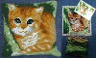 Kitty Cross Stitch Cushion Kit (Art. No.: 4012)