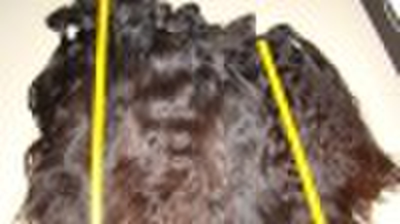 100% Реми Природные Девы волос основная / Сырье человеческие волосы