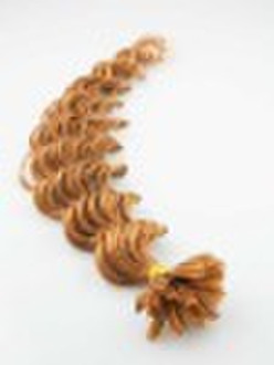 Fusion Hair Extension, remy human hair extension n