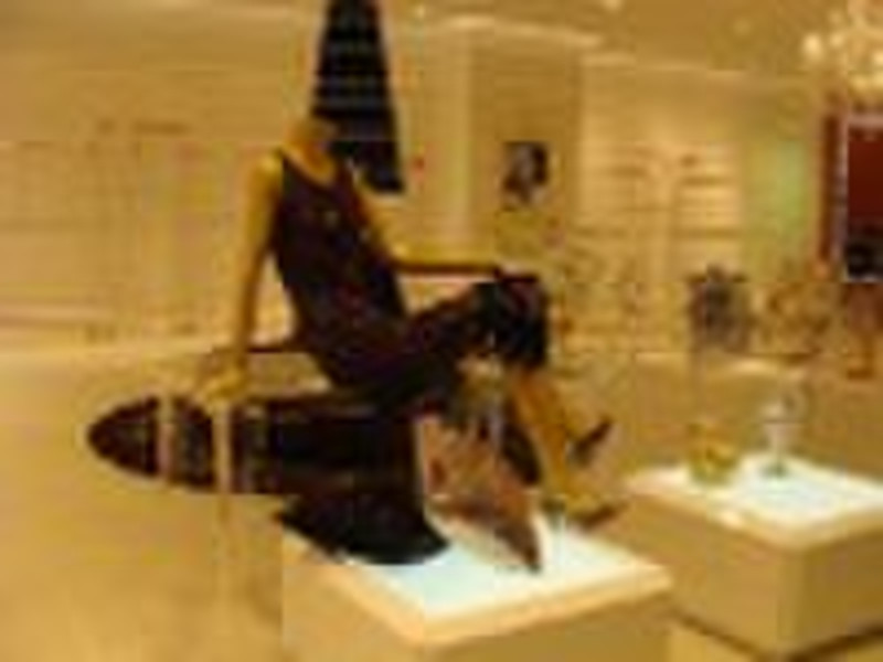 seating female mannequin