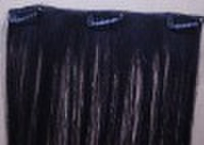 100% human remy hair  clip-in hair