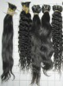 Curly Indian remy  hair weaving
