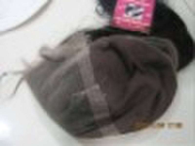 шелковые топ ручной галстук полные парики шнурка, индийский Реми волосы