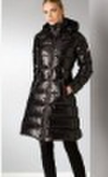 Moncler женщин Мока длинный пуховик пальто