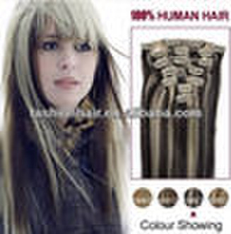 #8 25cm wide Synthetic clip in hair extension