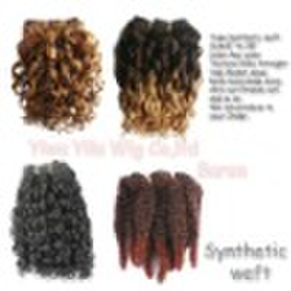 Synthetic Hair weft