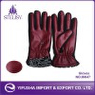 women fashion leather gloves