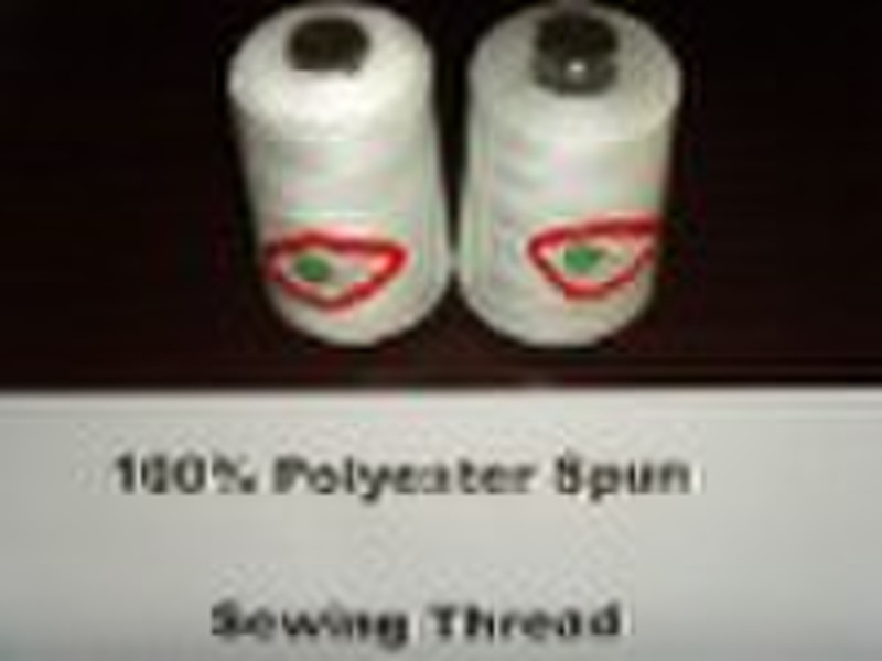 100% polyester spun sewing thread