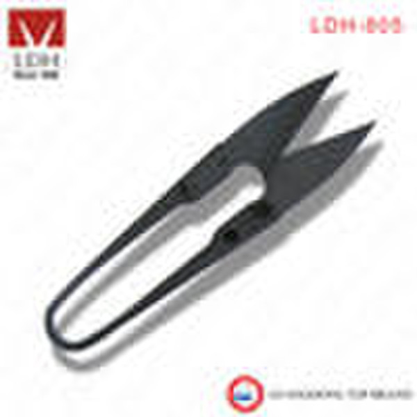 Rubberized handle thread cutter