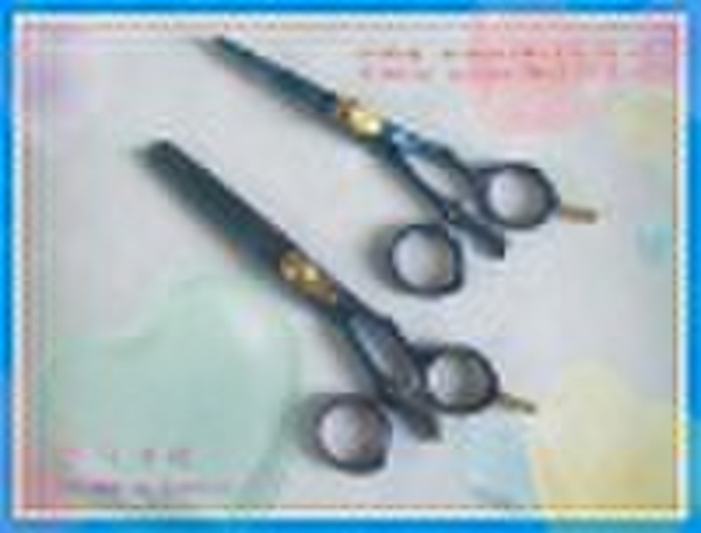 titanium  hairdressing scissor/hair  shears/baber