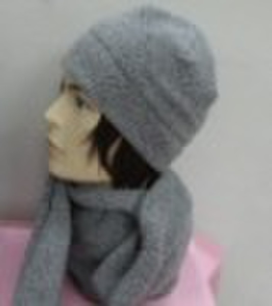 gilr's fleece set hat scarf  - RL-011