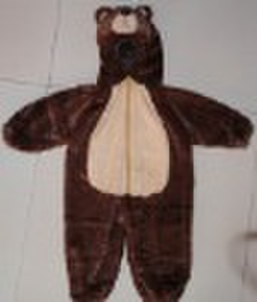 Plush Brown Bear Costume