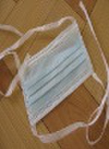 disposable medical face mask with ties