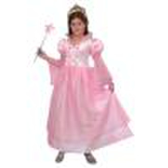 Beauty Princess Costume with golden tiara (05-014)