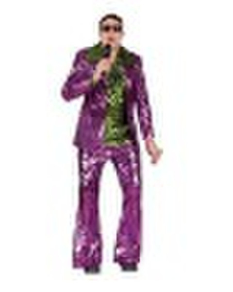 men's costume for Disco singer (09-398P)