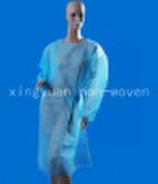 disposable  surgical gown with elastic cuffs