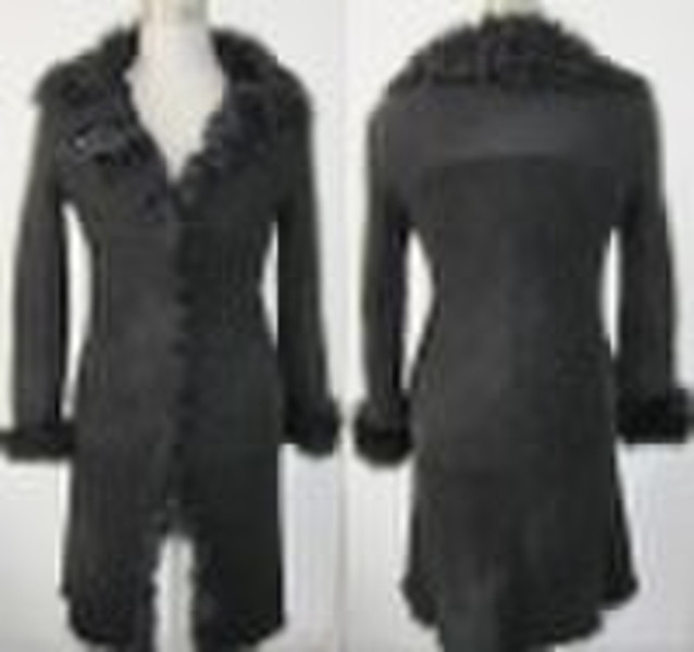 Lamb fur coat