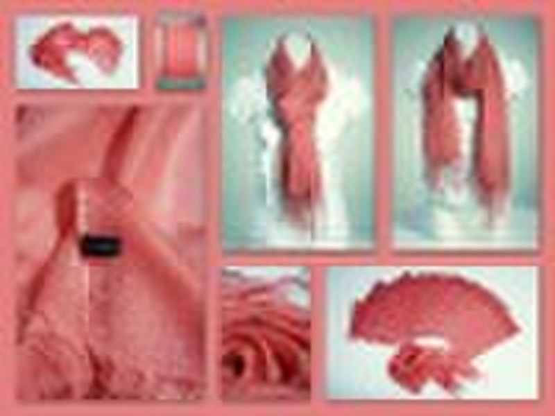 100% lady's acrylic shawls