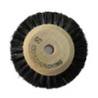 6C Polishing Bristle Wood Hub Brush Wheel