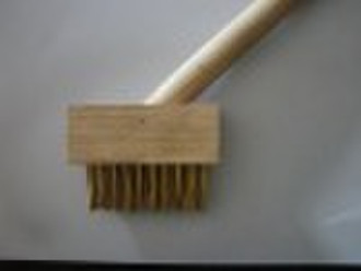 3X10 rows garden wood handle brush