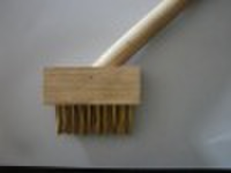 3X10 rows garden wood handle brush