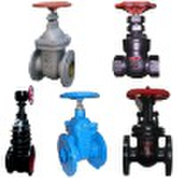 cast iron flanged gate valve( flanged and screw )