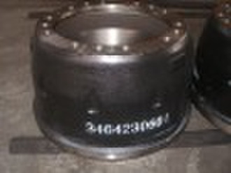 semi-trailer brake drum and wheel hub for KIC