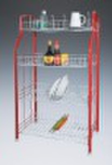 4-tier plastic coating storage rack