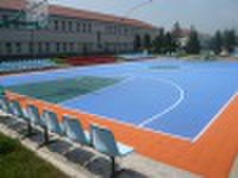 Баскетбольная площадка Спорт покрытие для наружной полы