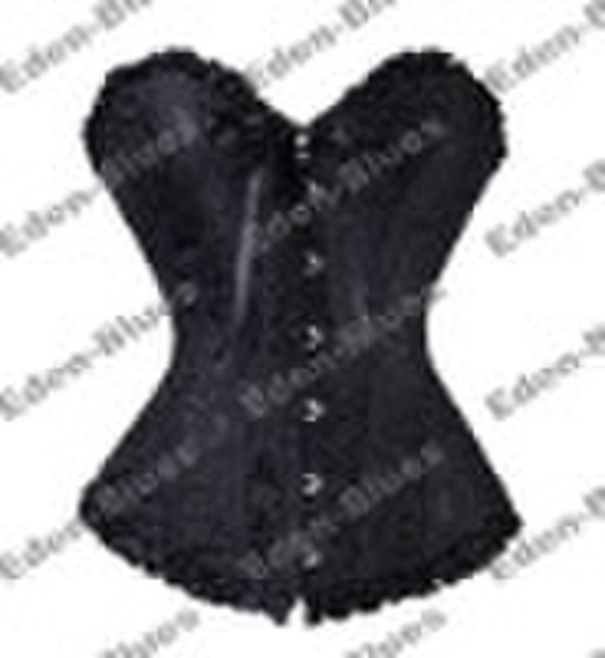 Black Corset Latest Style Sexy Lingerie Bustier ,M