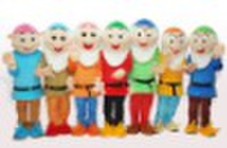 funny 7dwarfs Kostüm, Charakter Maskottchen, verschieben cartoo