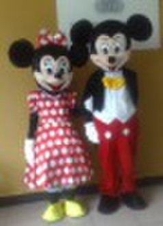 beliebten Mickey und Minnie Kostüm