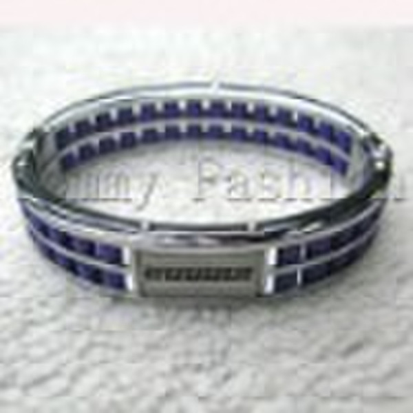 fashion stainless steel channel bracelet