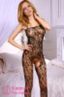 2010 neue Blumen-Spitze Crotchless bodystocking