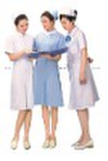 One Pieces Short Sleeve Hospital Nurse Tunic