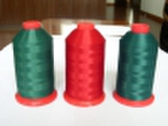 Polyester textured thread