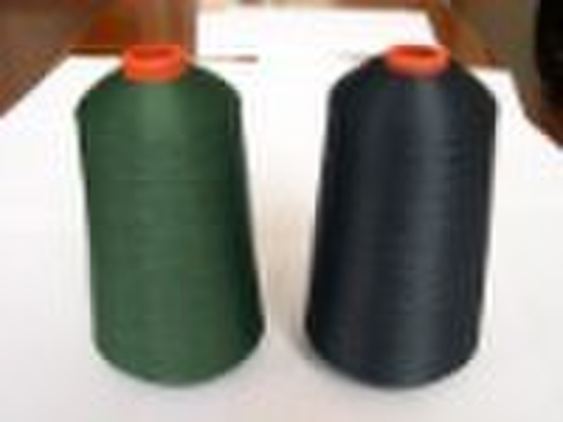 Polyester textured thread