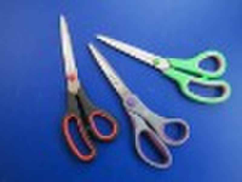 soft havndle stainless steel office/school scissor