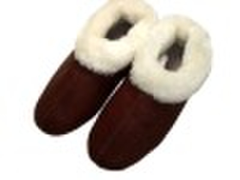 ladies's leather slipper,indoor slipper,authen