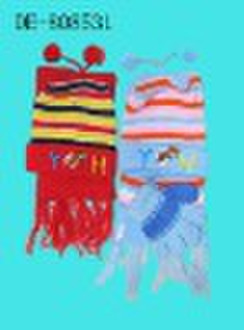 baby cap,scarf, glove set