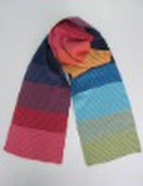 100%Acrylic Color scarves