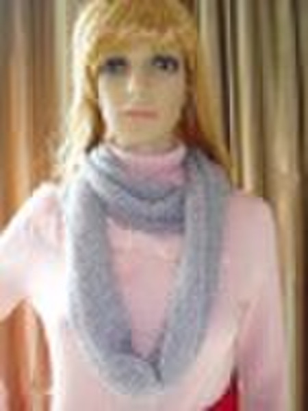 S-167 round scarf, knitted scarf