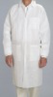 disposable non-woven lab coat