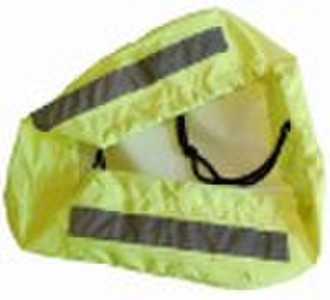 High visibility reflective cover for bicycle